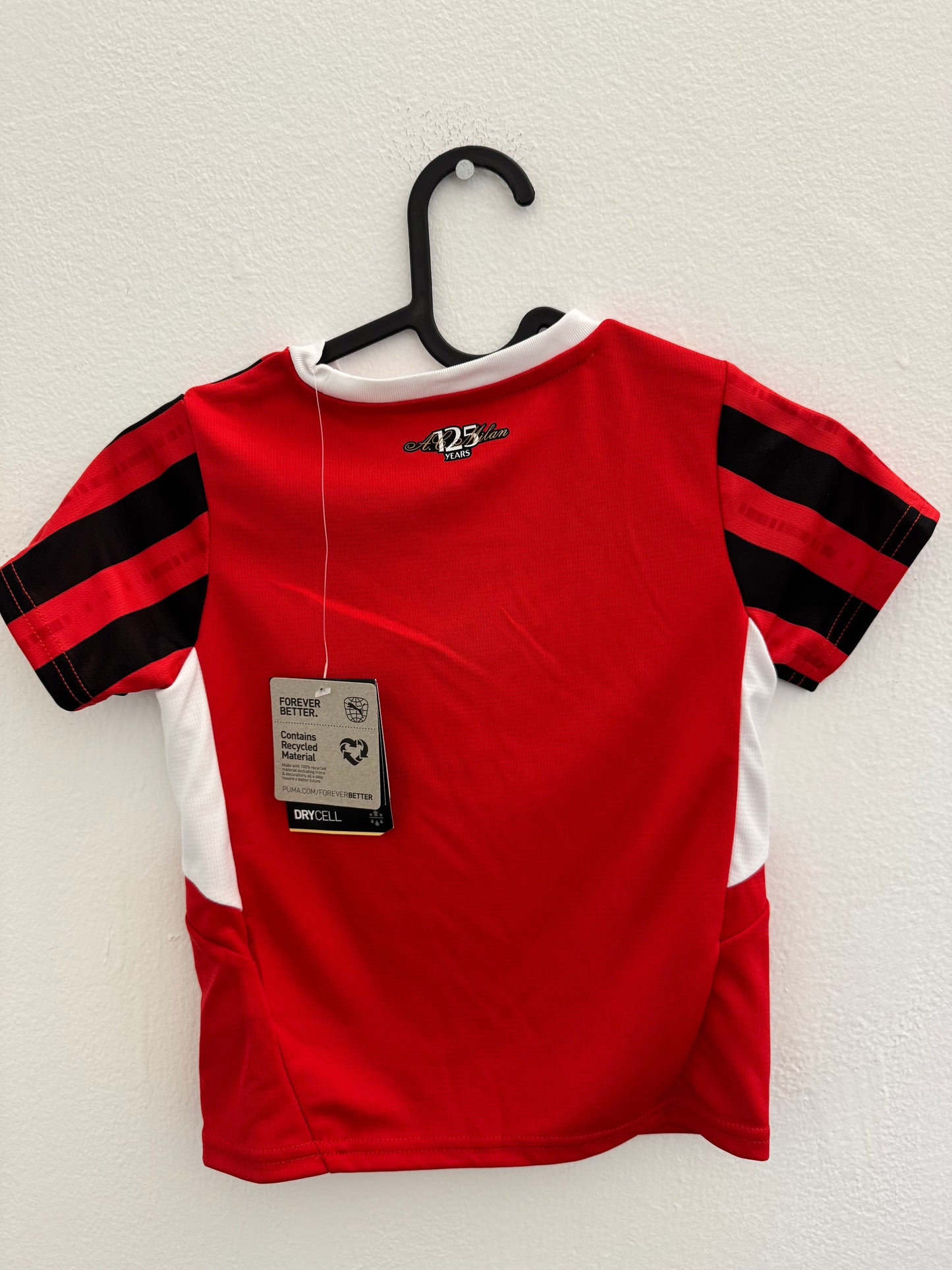 KIT AC MILAN 3/4 ANNI (maglia pantaloncino calzettoni) NO NOME NO NUMERO